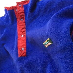 Vintage Ll bean fleece coat